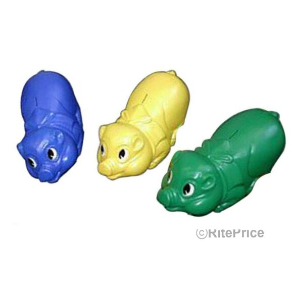 11" Plastic Piggy Banks Saving Money Fun Way Tuff Pigs - Assorted Color (3 Pack) - Picture 8 of 9